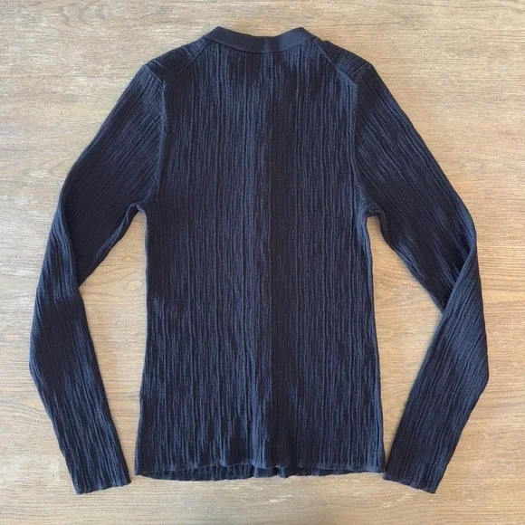 A.L.C. Fisher Fine Cotton Slim Fitting Knit Cardigan-Black-Womens Small-RRP $325 - Picture 15 of 15